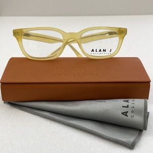 NWT Alan J Glasses AJ-100 with Case and Lens Cloth